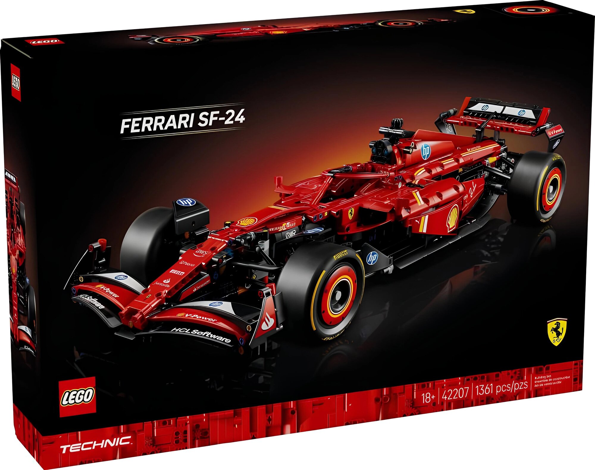 Конструктор LEGO Technic 42207 Гоночная машина Феррари SF-24 F1