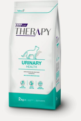 Изображение товара Vitalcan Therapy Feline Urinary Care сухой корм для взрослых кошек, при МКБ, с курицей - 2 кг