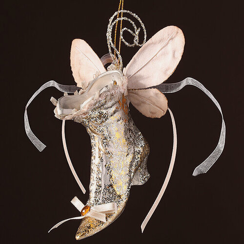 Изображение товара Елочная игрушка Сапожок Маркизы Кольбер - Pushkin Polonaise 14 см, подвеска, Winter Deco, 2007455