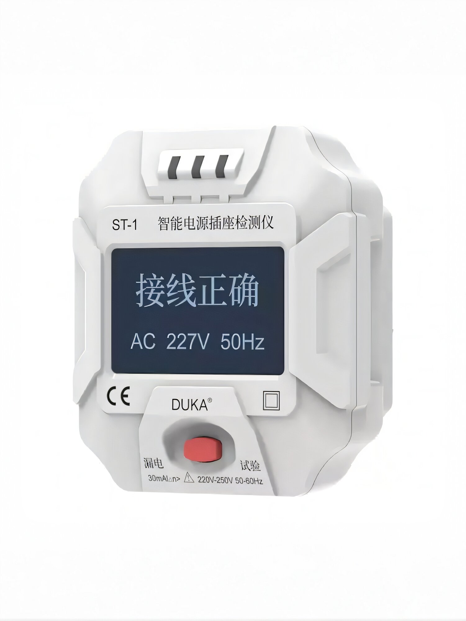 Умный тестер розеток Xiaomi Duka Smart Power Socket Detector ST 1 CN