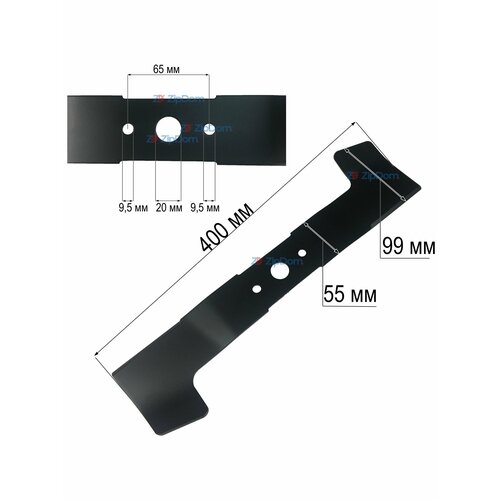Нож подходит для газонокосилки AL-KO Classic 40B/4.0B, 40см (118039/513519)