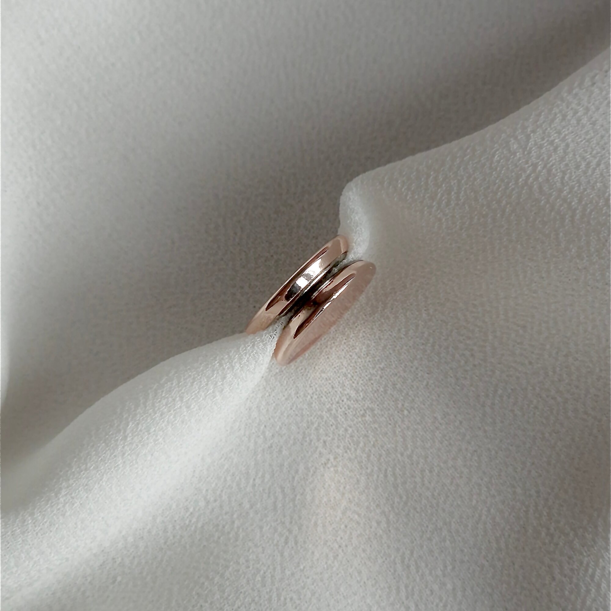 Зажим для платка Цветные решения, серебряный, золотой — фото 1