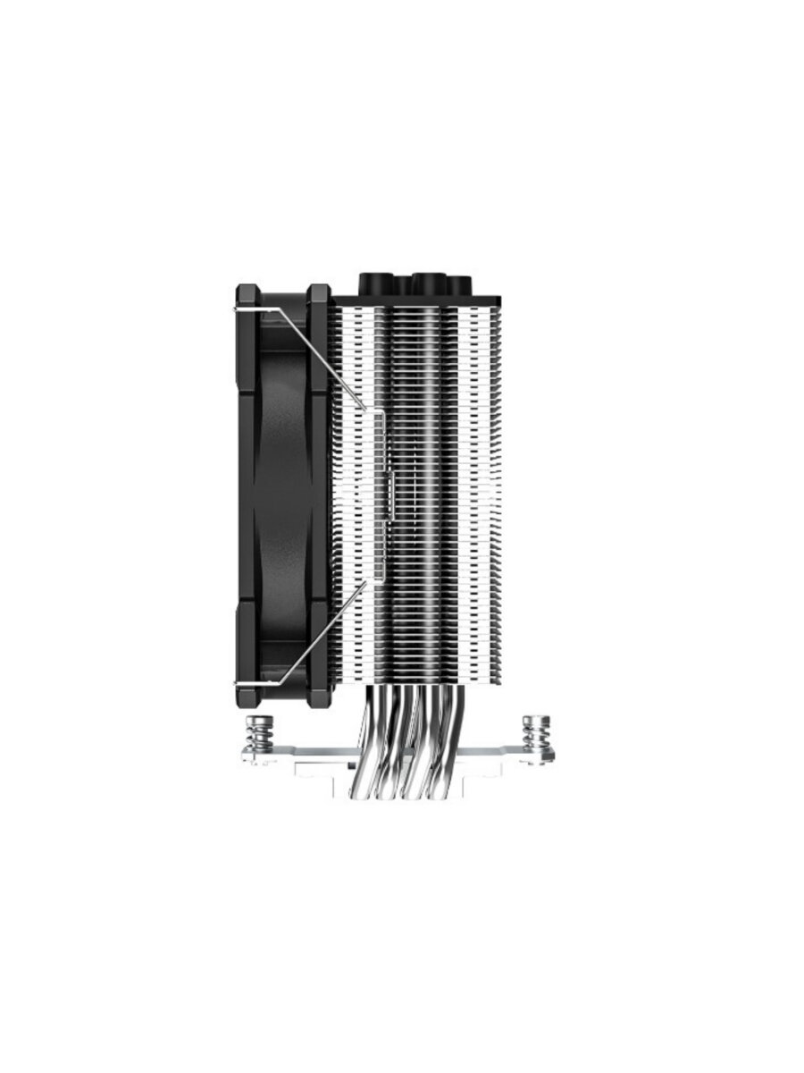 Вентилятор для процессора ID-COOLING SE-224-XTS (Soc AM4/AM5/115x/1200/1700, 120mm, 1500rpm, 28.9 дБ, 220W, PWM 4-pin, Al+Cu) (SE-224-XTS) — фото 1