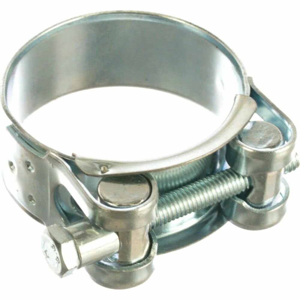 Хомут силовой 162-174 мм Оцинкованный ширина ленты 26 мм 