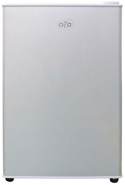 Холодильник OLTO RF-090 однокамерный, объем 90 л, серебристый/серый