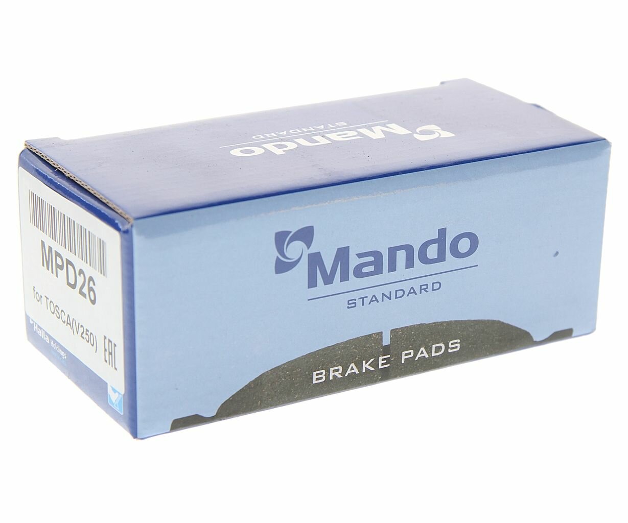 Колодки тормозные задние 4 шт для Шевроле Эпика, Еванда, Магнус арт MPD26 MANDO