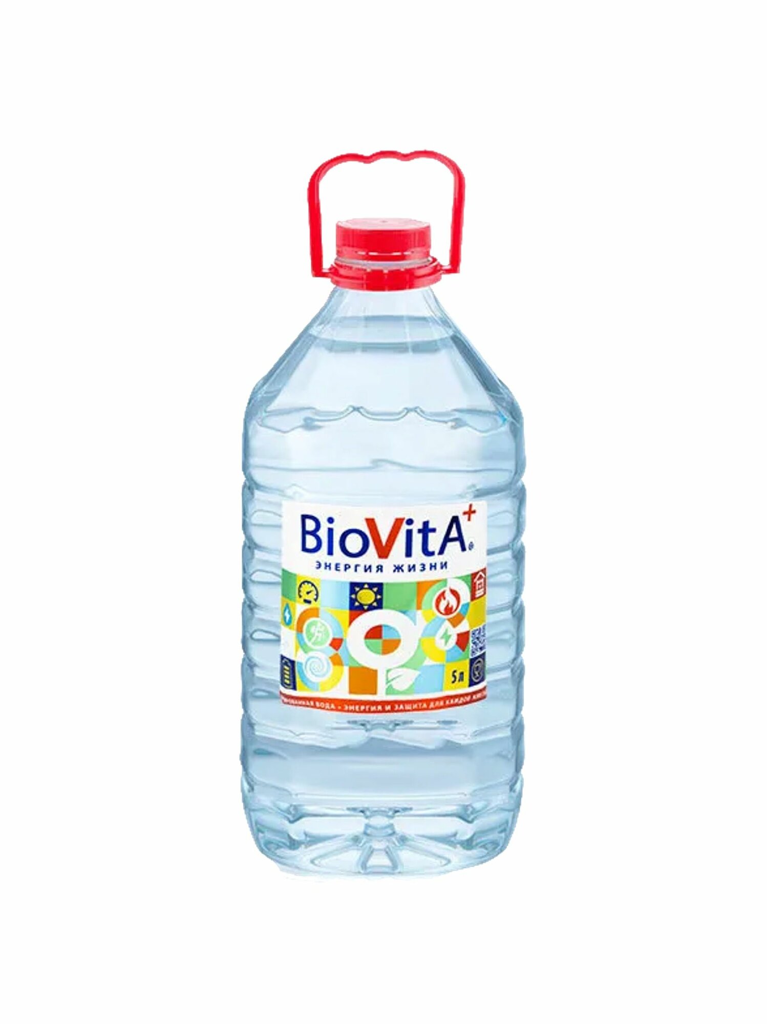 Вода минеральная питьевая BIOVITA (Биовита) 5 л х 2 бутылки, б/г пэт — фото 1