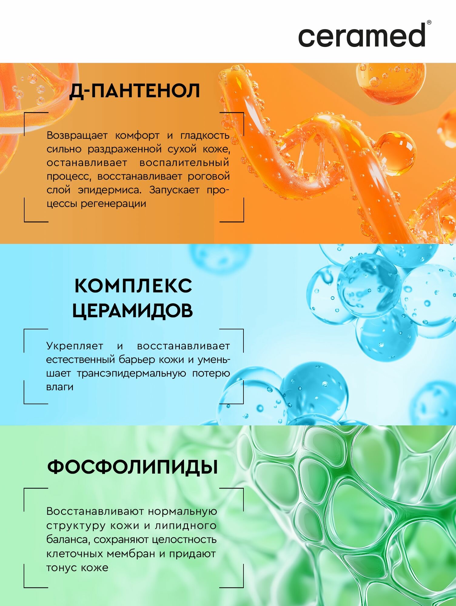 Цера-Масло для Душа Ceramed, Ультраувлажняющее, Для Сухой Кожи, 400мл — фото 1