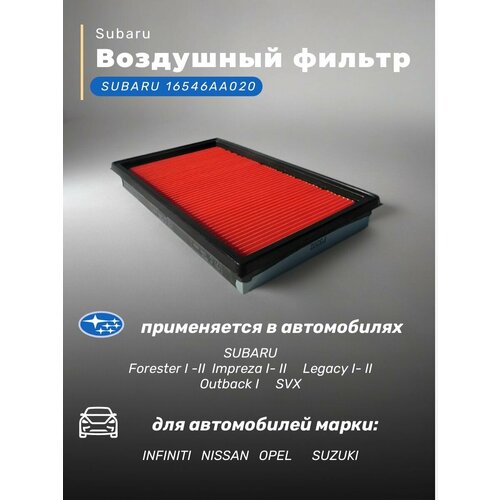 Фильтр воздушнный для субару SUBARU 16546AA020 1298₽