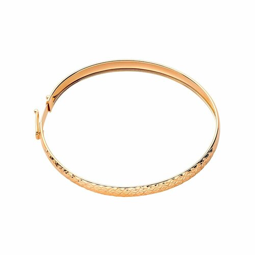 фото Браслет-цепочка 585gold, серебро, 925 проба, золочение, длина 18.5 см., золотой