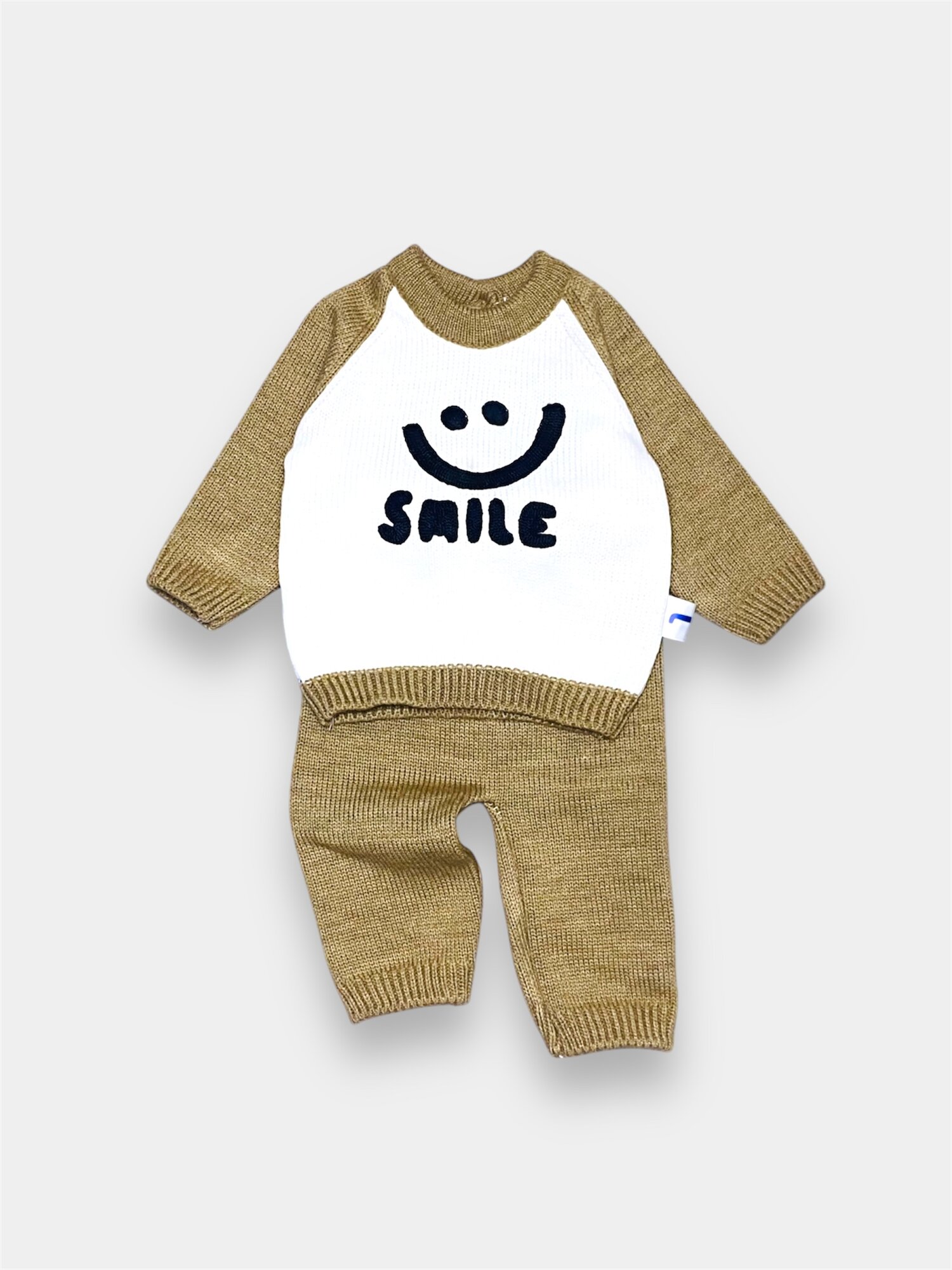 Комплект одежды Gunesh Line Textile Линейка, размер 74-86, коричневый — фото 1