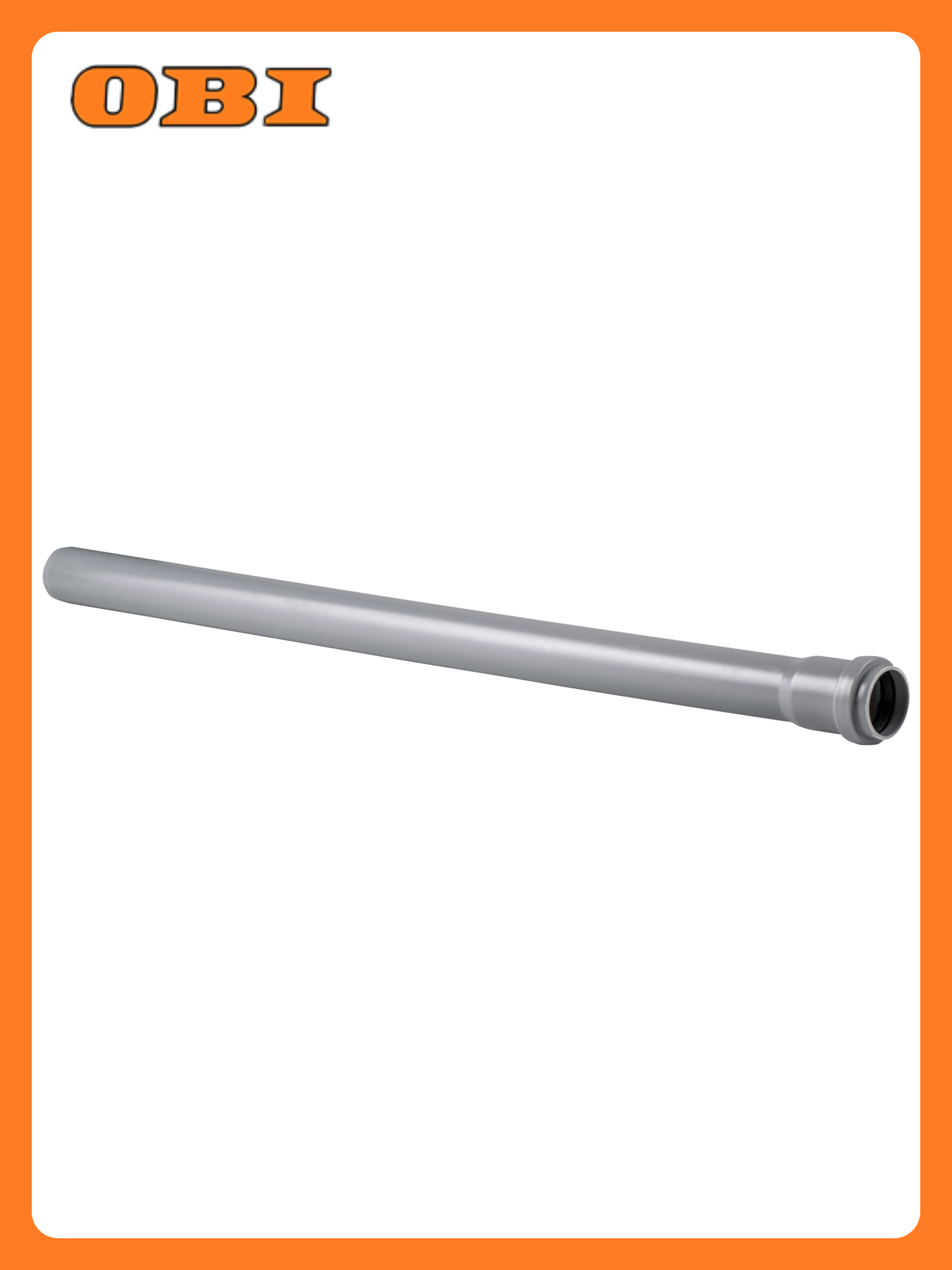 Труба RTP ВК ПП хозяйственно-бытовая серая 32x18x1000 мм