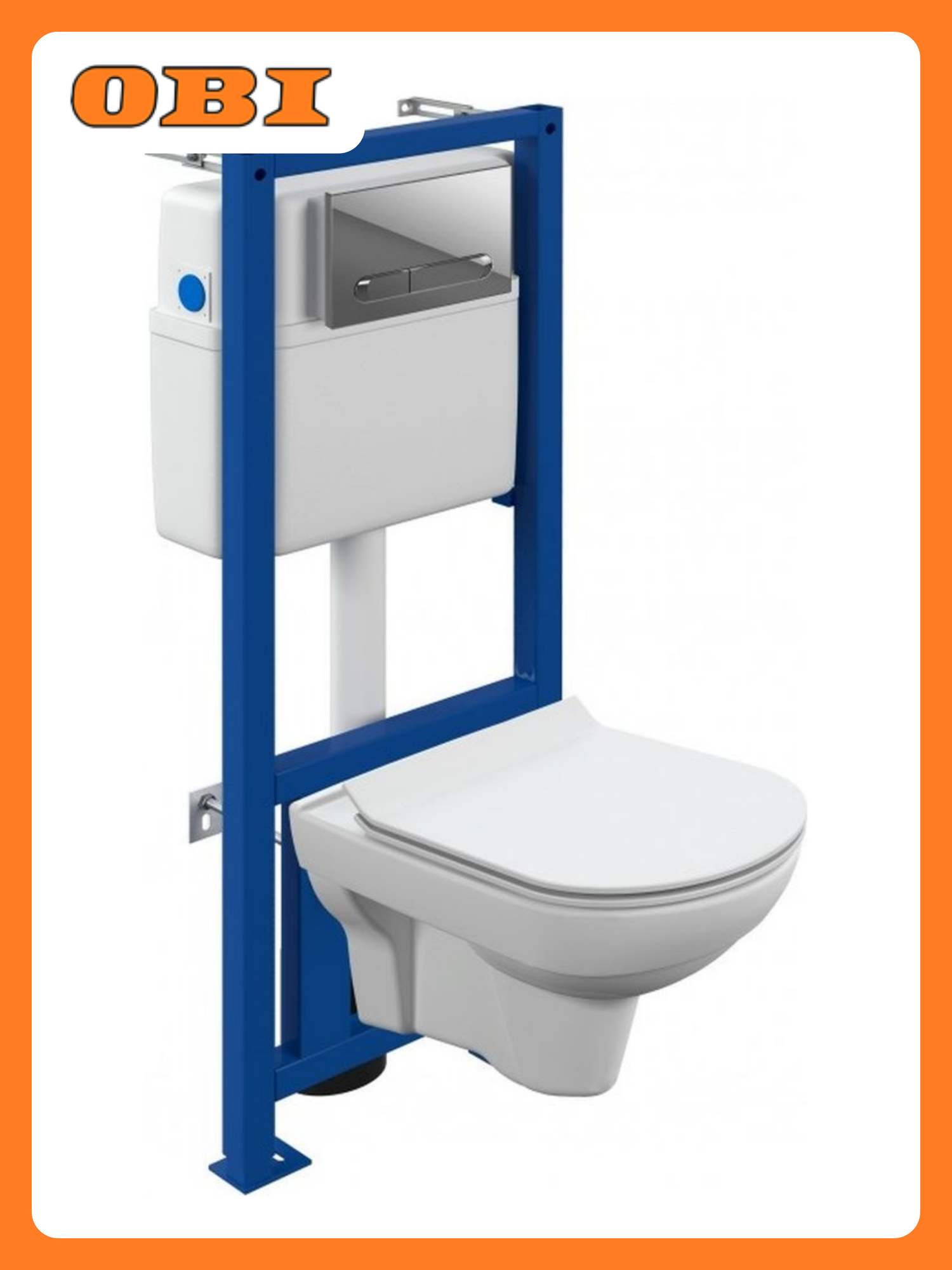 Комплект инсталляции с подвесным унитазом Cersanit City 64121