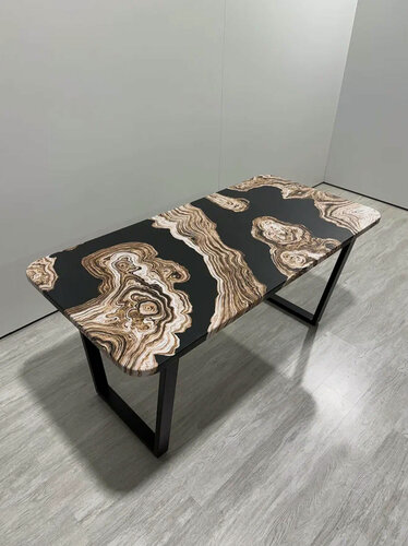 Изображение товара Стол компьютерный прямоугольный дизайнерский лофт THETABLE•RU 120х80 2.71/2.1