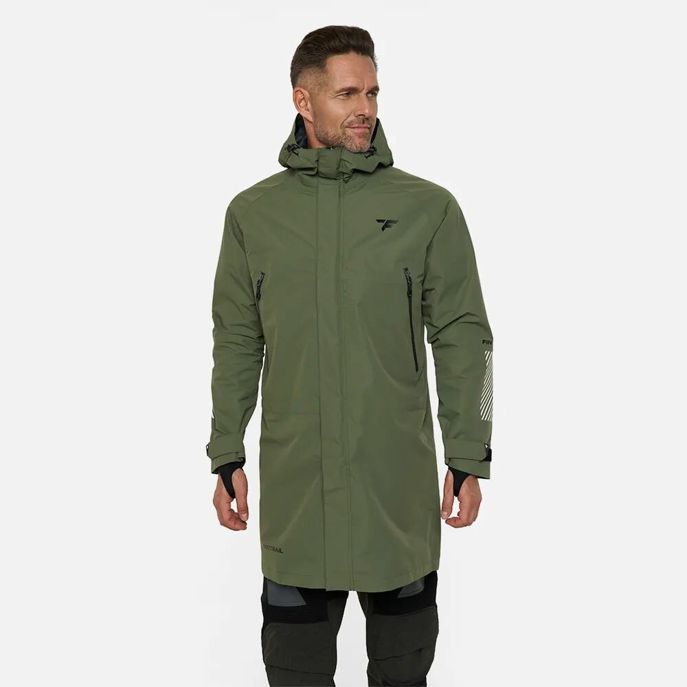Плащ мужской DryCoat 4020 khaki (FINNTRAIL)