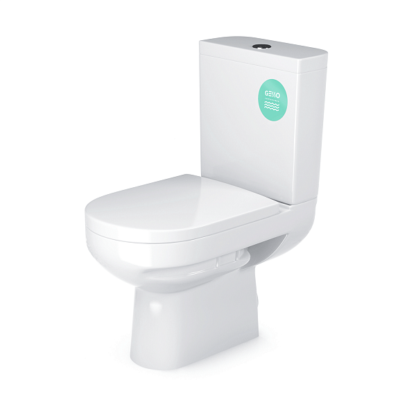 Унитаз-Компакт Gesso W 103 с антивсплеском каскадный сливной поток