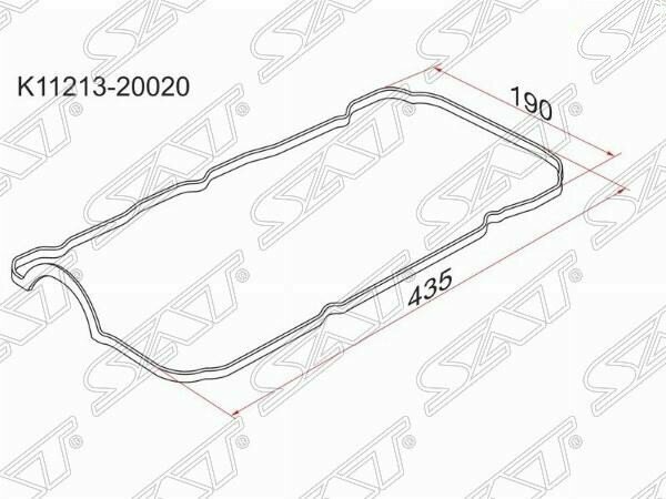 Прокладка клапанной крышки SAT K11213-20020 TY 1MZ/2MZ-FE, RH