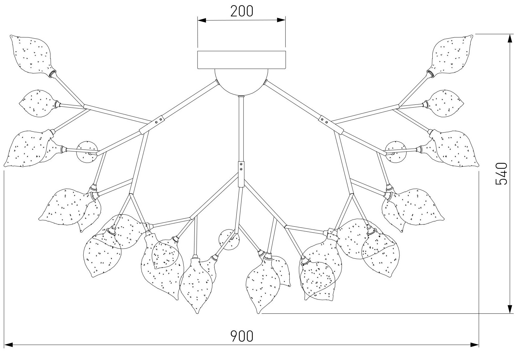 Люстра Bogates BOCCIO 548 4690389135781 Bogate's - фото №8