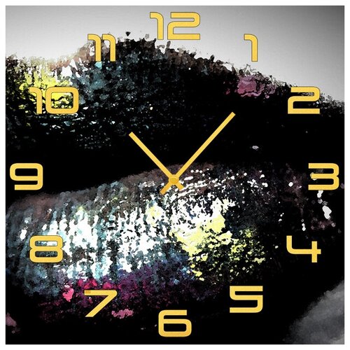 фото Svs настенные часы svs 4003067 губы