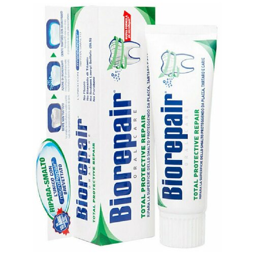 Зубная паста BioRepair Total Protective Repair для комплексной защиты, 75 мл.