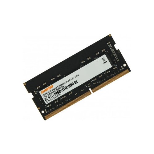 Память 16Gb Digma DGMAS43200016S DDR4 3200MHz PC4-25600 CL22 SO-DIMM 260-pin 12 В single rank RTL 500900₽