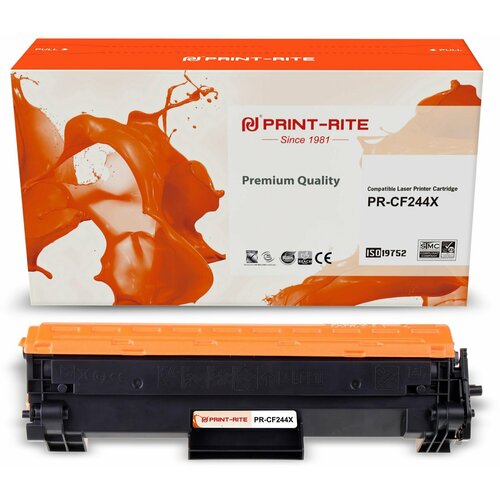 Картридж лазерный Print-Rite TFHB3QBPU1J PR-CF244X CF244X black ((2000стр.) для HP LJ M15 Pro/M15a Pro/M28a Pro MFP/M28w Pro MFP) (PR-CF244X) print rite тонер картридж совместимый принтрайт print rite pr cf244x cf244x черный 2k