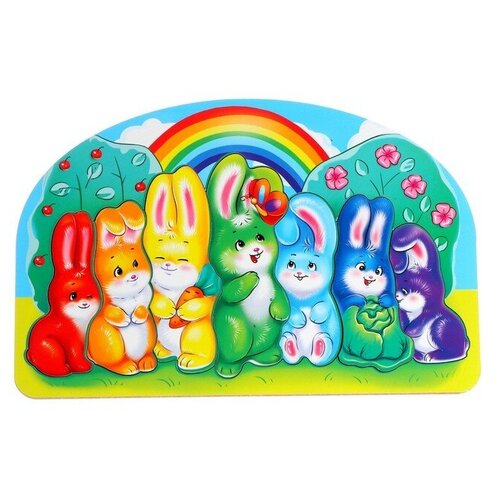 Пазл «Зайки»