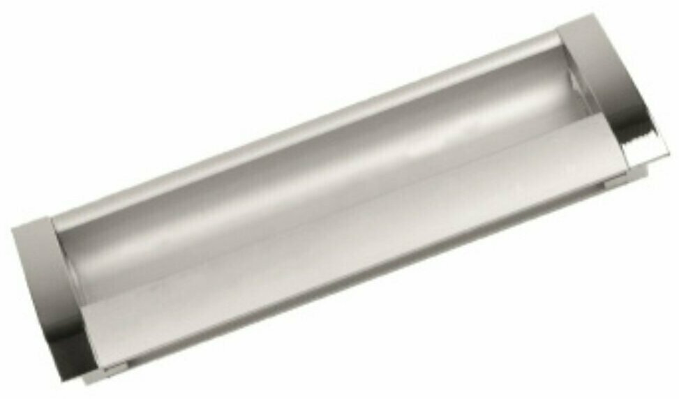 фото Ручка-купе мебельная Trodos, ZY-108, хром, серебро, 303248