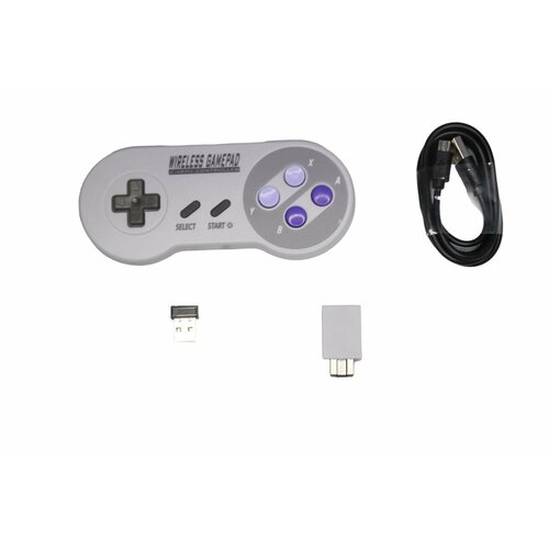 Беспроводной джойстик 2,4 ГГц для SNES Super Nintendo джойстик геймпад контроллер usb для nintendo snes и пк