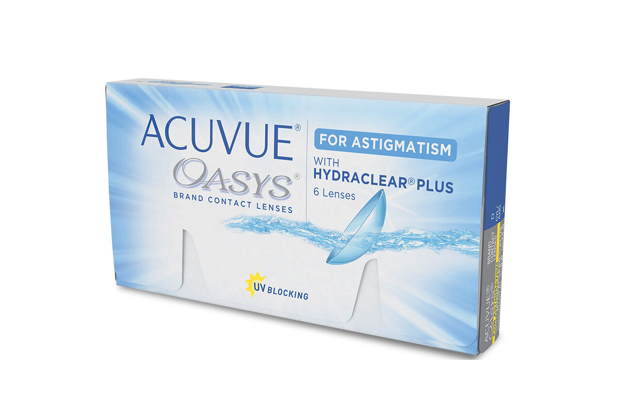 Контактные линзы ACUVUE OASYS with HYDRACLEAR PLUS, 6 шт., R 8,4, D -3,75 — фото 1