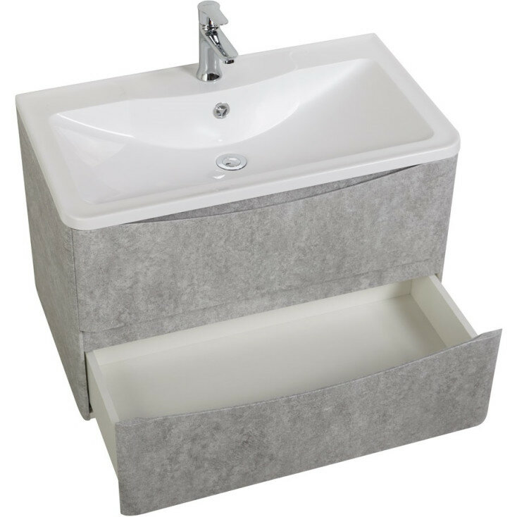 Тумба под раковину BelBagno ACQUA Cemento Verona Grigio ACQUA-900-2C-SO-CVG - фотография № 18