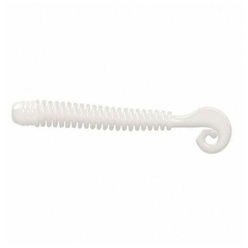 Приманка LureMax Cheeky Worm 4, цвет Glow White