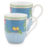 Набор из 2-х маленьких кружек Pip Studio La Majorelle Blue, 145 мл, 51.002.229 - изображение