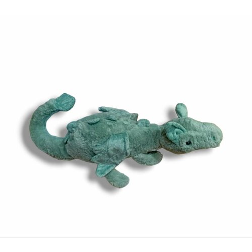 фото Мягкая игрушка мудрый дракон плюшевый 50 см зеленый китай