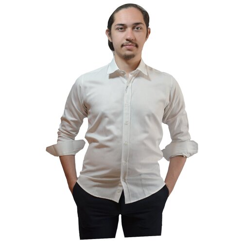 Рубашка Подростковая с длинным рукавом TUGI арт.1000.47 крем (188 см (18 лет))