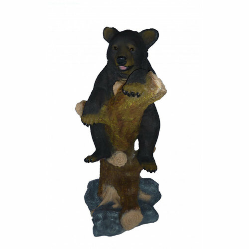 Садовая фигура Медведь на дереве 110*74