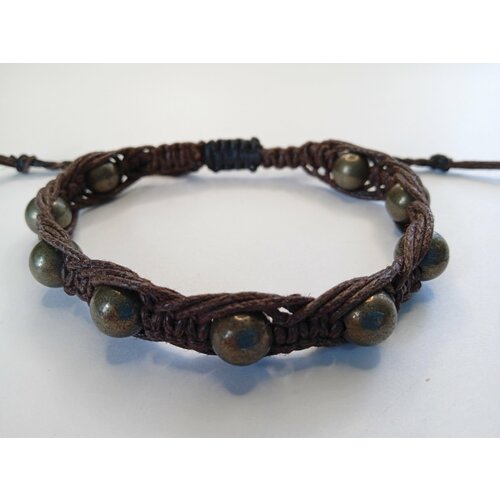 фото Браслет, пирит, размер one size с любовью