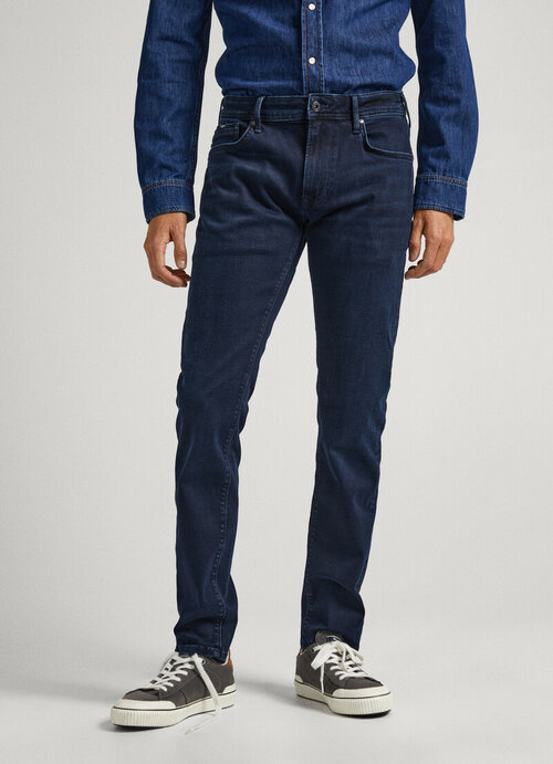 Джинсы Pepe Jeans, размер 33/32, синий, черный