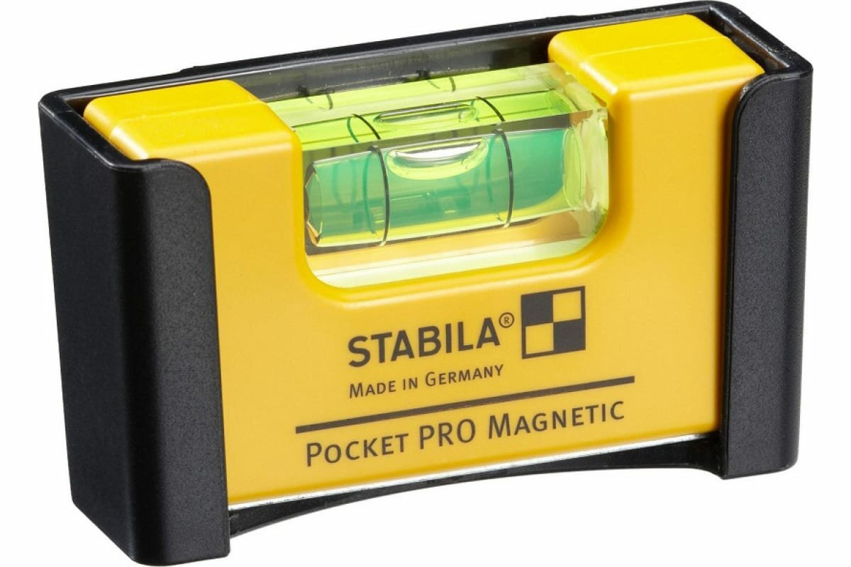 STABILA Уровень тип Pocket Pro Magnetic (1гориз., точн. 1мм/м) (арт. 17768) - фотография № 4