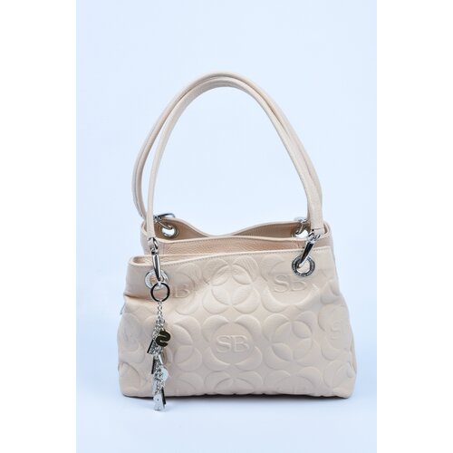 Сумка Sara Burglar, натуральная кожа, бежевый