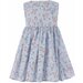 Платье Андерсен для девочки, голубое, «зайки» 80