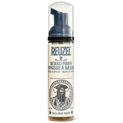 Кондиционер-пена Reuzel Wood & Spice Beard Foam для бороды, 70мл кондиционер пена для бороды reuzel beard foam 70 мл