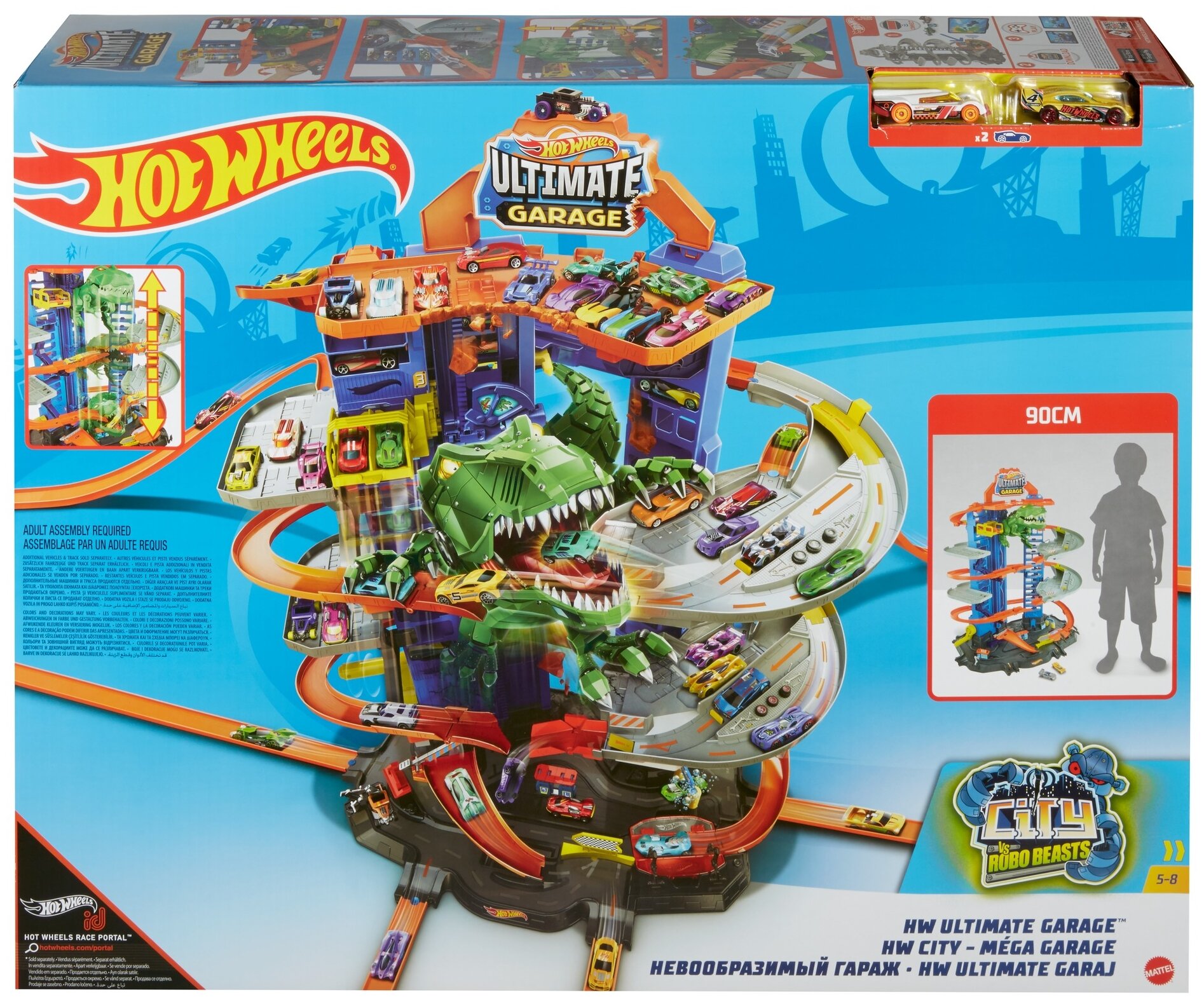 Набор игровой Hot Wheels Сити. Новый неообразимый гараж "HOT WHEELS, НАБОР игровой ""Сити"" ""Новый невообразимый Гараж""" - фото №2