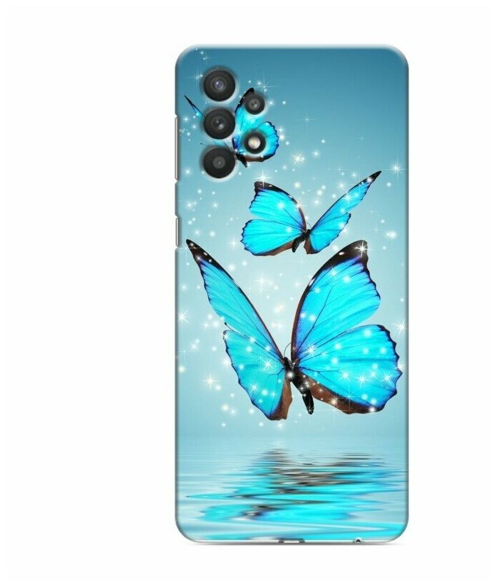 Дизайнерский силиконовый чехол для Samsung Galaxy A32 Бабочки