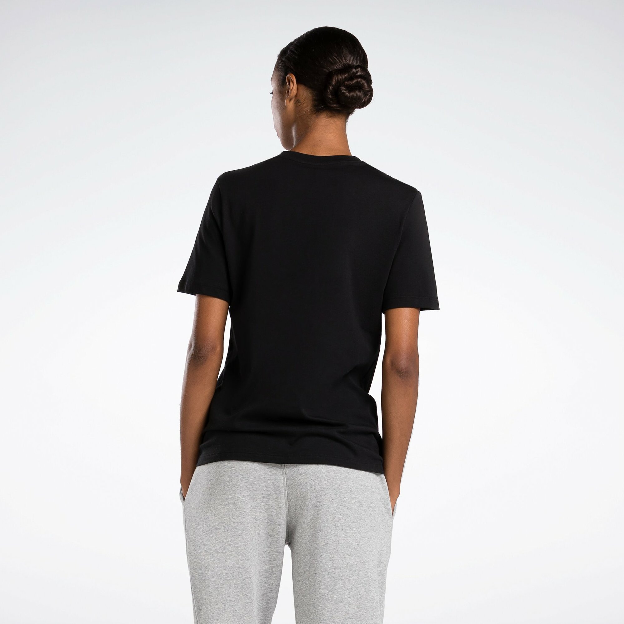 Футболка спортивная Reebok Read Graphic, размер XS INT, черный — фото 1