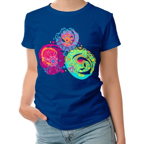 фото Футболка roly, размер l, синий