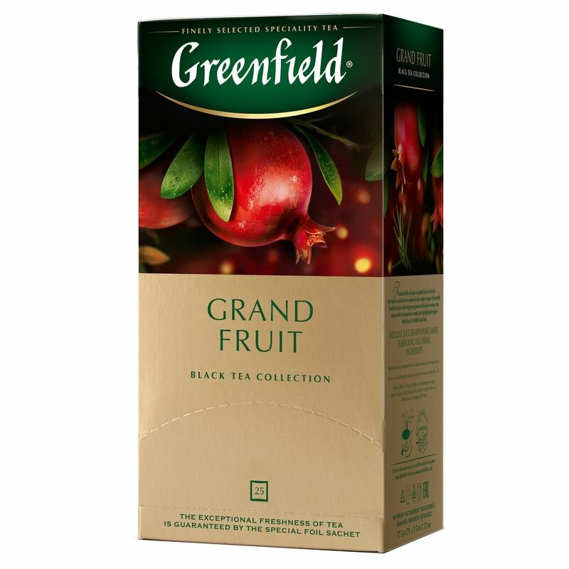 Чай черный Greenfield Grand Fruit в пакетиках, 25 шт.