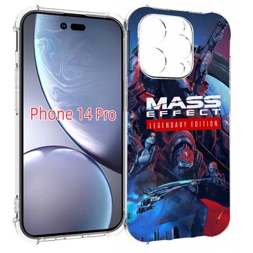 Чехол MyPads Mass Effect Legendary Edition для iPhone 14 Pro задняя-панель-накладка-бампер mass effect legendary edition [ps4]