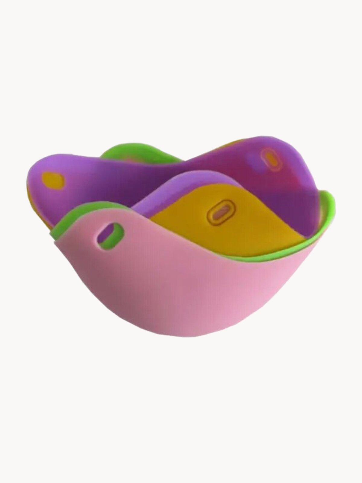 Набор для приготовления яиц пашот, яйцеварки, пашотницы ZDK Homium, 4 шт (розовый, зеленый, желтый, фиолетовый)