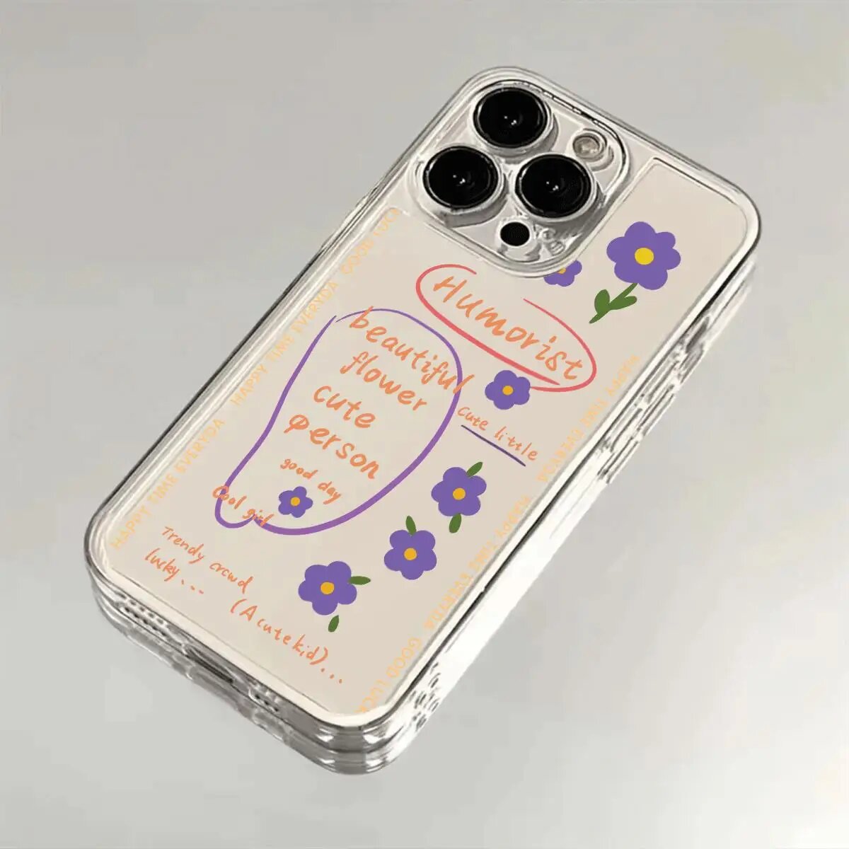 Чехол для телефона Flower Simplicity для IPhone 16, 15, 14, 13, 12, 11 Pro для айфона 14 Про, BL1592